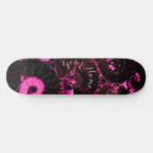Skateboard Conception de coquille rose Nautilus (Horz)