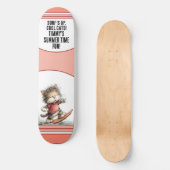 Skateboard Conception de divertissement estival de chat de su (Recto)