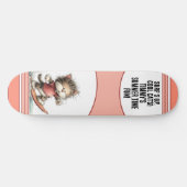 Skateboard Conception de divertissement estival de chat de su (Horz)