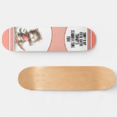 Skateboard Conception de divertissement estival de chat de su (Horz)