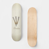 Skateboard Conception de fléchettes Monogram (Recto)