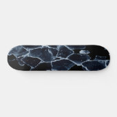 Skateboard Conception de glace brisée abstraite (Horz)