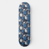 Skateboard Conception de la série A Skull and Roses 12 (Recto)