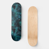 Skateboard Conception de la série Galaxie sarcelle 4 (Recto)