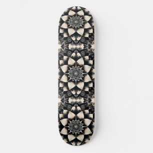 Skateboard Conception de mandala floral orné