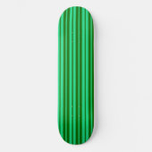 Skateboard Conception de motif à rayures vertes mignonnes et (Recto)
