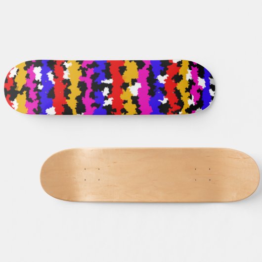 Skateboard Conception de Motif Abstrait irrégulier en milieu (Horz)