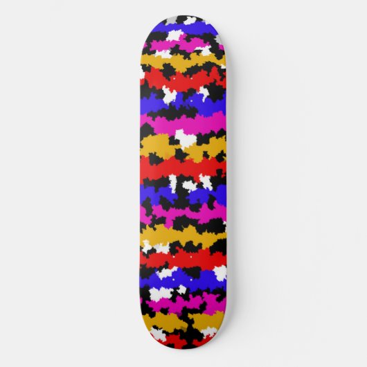 Skateboard Conception de Motif Abstrait irrégulier en milieu (Recto)