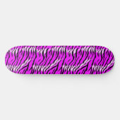 Skateboard Conception de motif de peau de tigre violet (Horz)