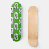Skateboard Conception de motif d'ours polaire vert (Recto)