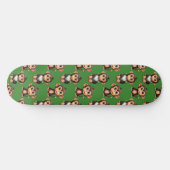Skateboard Conception de motif singe vert (Horz)