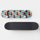 Skateboard Conception de motifs de fleurs colorés (Horz)