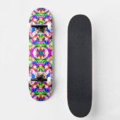 Skateboard Conception de peinture éclaboussée colorée mignonn (Recto)