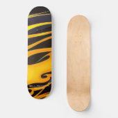 Skateboard Conception de planche à roulettes de flammes (Recto)