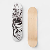 Skateboard Conception de planche à roulettes de tigre (Recto)