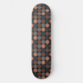 Skateboard Conception de points de cercle géométrique de terr (Recto)