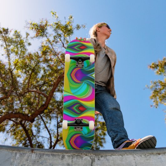Skateboard Conception de Popping CLÉ (Extérieur 1)