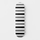 Skateboard Conception de rayures noires et blanches Ahs (Recto)