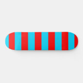 Skateboard Conception de rayures rouges et bleues (Horz)
