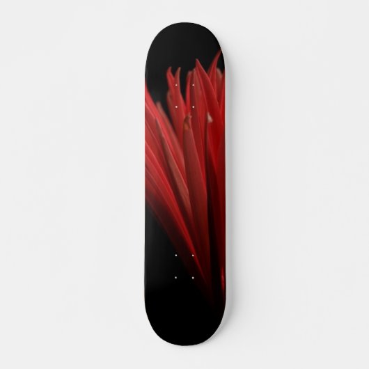 Skateboard Conception de rouge et de noir (Devant)