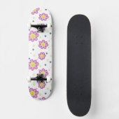 Skateboard Conception de skate à fleurs super (Recto)