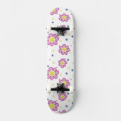Skateboard Conception de skate à fleurs super (Recto)