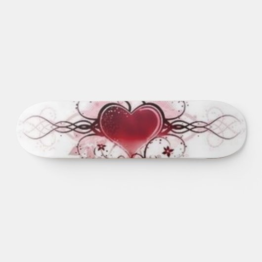 Skateboard conception de tatouage de coeur (Horz)