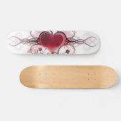 Skateboard conception de tatouage de coeur (Horz)