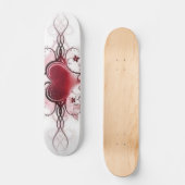 Skateboard conception de tatouage de coeur (Recto)