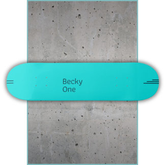 Skateboard Conception de texte minimaliste élégante sur sarce