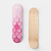 Skateboard Conception de texture à motif d'écailles de sirène (Recto)