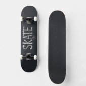 Skateboard Conception d'horreur SKATE squelette (Recto)