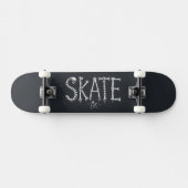 Skateboard Conception d'horreur SKATE squelette (Horz)