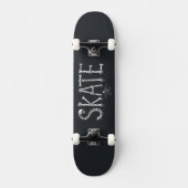 Skateboard Conception d'horreur SKATE squelette (Recto)