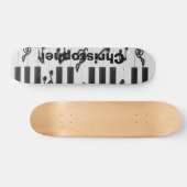Skateboard Conception du clavier de piano (Horz)