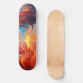 Skateboard Conception du skate-forme incendie et eau (Recto)