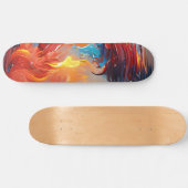 Skateboard Conception du skate-forme incendie et eau (Horz)