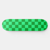 Skateboard Conception du vérificateur vert clair et foncé (Horz)