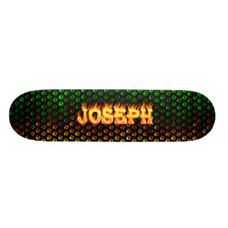 Skateboard Conception du vrai feu de Joseph et de planche à