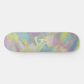 Skateboard Conception en verre texturé, bleu violet (Horz)