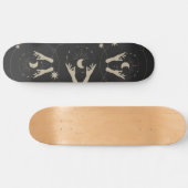 Skateboard conception esthétique de fantaisie au clair de lun (Horz)