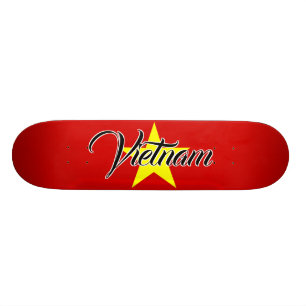 Skateboard Conception extrême d'étoile de jaune de drapeau