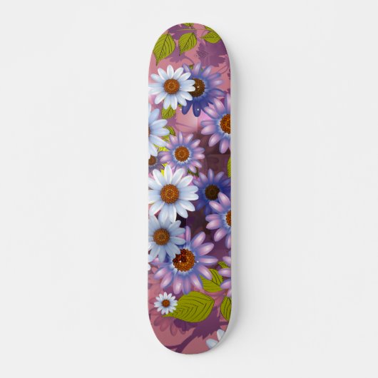 Skateboard Conception Florale 1 (Devant)