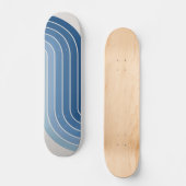 Skateboard Conception géométrique de style rétro vintage des (Recto)