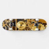 Skateboard Conception grunge de destin de rouille d'or (Horz)