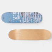 Skateboard Conception Marron Bleu Rustique Patiné (Horz)