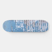 Skateboard Conception Marron Bleu Rustique Patiné (Horz)