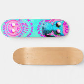 Skateboard Conception mignonne d'anime avec le chat et le (Horz)