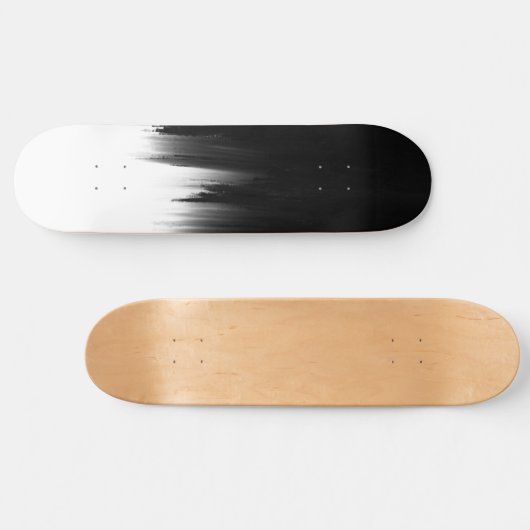 Skateboard Conception moderne de boîtes noires blanches brune (Horz)