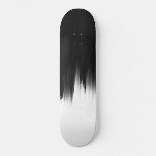Skateboard Conception moderne de boîtes noires blanches brune